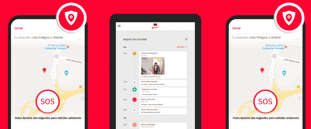 Guardián Tu rastreador GPS de confianza de Securitas Direct ¿Qué es Guardián Verisure? Guardián Verisure de Securitas Direct es un servicio de seguridad diseñado para protegerte en cualquier lugar, gracias a funciones avanzadas como Botón SOS y Acompáñame. Este sistema de teleasistencia personal garantiza tu tranquilidad tanto dentro como fuera de casa. Integrado en su propia app, permite solicitar ayuda inmediata en situaciones de emergencia mediante un localizador GPS, asegurando una respuesta rápida y eficiente.